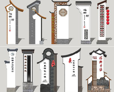 沧源美丽乡村标识标牌有哪些分类？